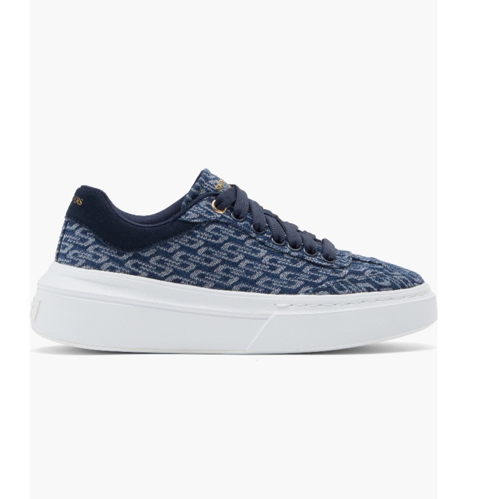 Sketchers Court Classic Cordova Classic Low Top Sneakers Blue Denim Women’s 5 - Picture 4 of 13